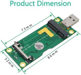 img 3 attached to 📶 Mini PCI-E to USB Adapter with SIM Slot for WWAN/LTE 3G/4G Network Cards