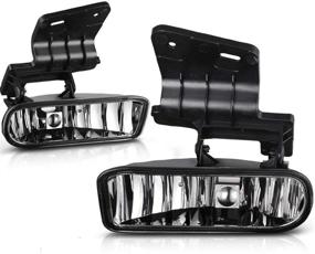 img 4 attached to 🚙 Replacement Fog Lights Lamps for Sierra Yukon Pickup Truck Drivers and Passengers - Part Numbers 10385054 10385055