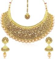 crunchy fashion bollywood traditional necklace women's jewelry and jewelry sets logo