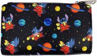 loungefly disney stitch allover print wallet logo