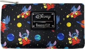 img 2 attached to Кошелек Loungefly Disney Stitch с полностью обшитым узором