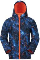 mountain warehouse exodus softshell jacket boys' clothing in jackets & coats logo
