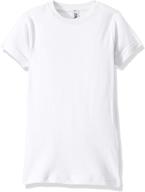 👚 marky g apparel girls' big sportswear fine jersey extended length tee logo