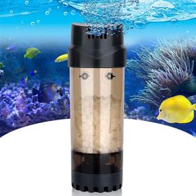 img 4 attached to 🐟 AQQA Fluidized Moving Bed Filter: Submersible Sponge Filter with Air Stone for Ultra-Silent Dissolved Oxygen Supply – Ideal for Freshwater and Saltwater Aquariums