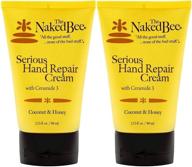 🍯 3.25 oz serious hand repair cream lotion with coconut & honey by the naked bee logo