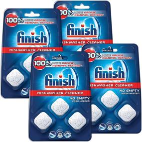 img 4 attached to 🧽 Powerful in-Wash Dishwasher Cleaner | Eliminate Hidden Grease and Grime | Pack of 4, 3 Count