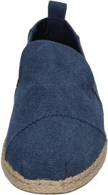 img 2 attached to 👞 Stylish TOMS Deconstructed Alpargata Washed Canvas Men's Shoes: A Perfect Blend of Comfort and Fashion