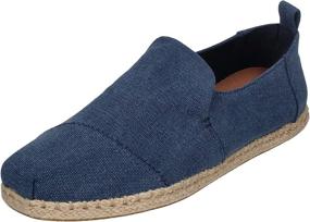 img 4 attached to 👞 Stylish TOMS Deconstructed Alpargata Washed Canvas Men's Shoes: A Perfect Blend of Comfort and Fashion