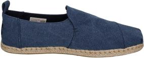 img 1 attached to 👞 Stylish TOMS Deconstructed Alpargata Washed Canvas Men's Shoes: A Perfect Blend of Comfort and Fashion