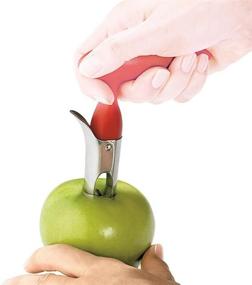 img 1 attached to 🍏 Premium Stainless Steel Tailbox Apple Corer – Ultimate Kitchen Utensil for Effortless Coring of Fruits & Vegetables, including Pears – Slicer, Peeler, and Remover with Sharp Serrated Blade