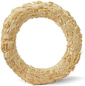 img 4 attached to 🌾 FloraCraft Straw Wreath 12 Inch Natural Form