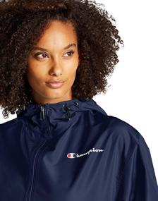 img 3 attached to 🧥 Solid Packable Jacket for Women - Champion