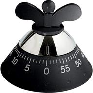 🕛 the elegant alessi b kitchen timer in classic black: a must-have for every chef! logo