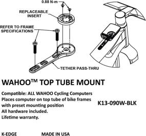 img 1 attached to K Edge Top Tube Mount Wahoo