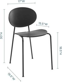 img 2 attached to Modway Palette Modern Molded Plastic Furniture