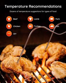 img 2 attached to 🌡️ Govee Bluetooth Meat Thermometer: Ultimate Kitchen Grill Thermometer with 4 Probes, Remote Monitoring & Alert Notification