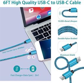 img 1 attached to ⚡ Набор автомобильной зарядки Quick Charge PD - 18 Вт автомобильный штекер + USB C to C быстрый зарядный кабель для Samsung Galaxy S21+ S21 Ultra S20+ S20 Plus/Note 21 20 10 S10 S10E A20 A50 A10E A21 A51 A70 A71 A01 A11 S9 S10+ A32 S8.