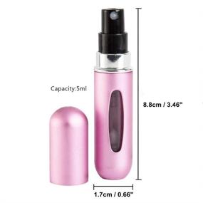 img 1 attached to 💨 Outgoing Portable Refillable Perfume Atomizer: Boost Your Fragrance On-The-Go!