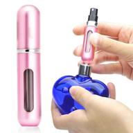 💨 outgoing portable refillable perfume atomizer: boost your fragrance on-the-go! logo