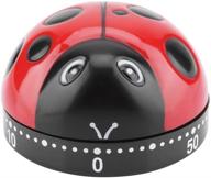 🐞 cute ladybug kitchen timer: mechanical wind-up 60 minutes timer for kitchen cooking, baking, and housework - no battery needed! logo