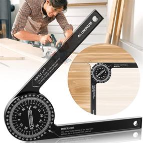 img 4 attached to Xth Nth Protractor Featuring Laser Inside Carpenters