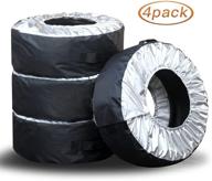 kayme tire covers/spare tire cover/portable wheel bags/winter tire cover/handle for easy transportation logo