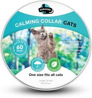 🐱 sobaken calming cat collar - reduces anxiety and aggression - natural pheromone formula for kittens and adult cats - waterproof - 15 inches logo