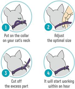 img 3 attached to 🐱 SOBAKEN Calming Cat Collar - Reduces Anxiety and Aggression - Natural Pheromone Formula for Kittens and Adult Cats - Waterproof - 15 Inches