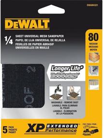 img 2 attached to Улучшите свой опыт шлифовки с помощью шкуры DEWALT DWAM4321 Grit Sheet Sheets.