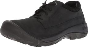 img 4 attached to KEEN Austin Casual Waterproof Black Men's Shoes in Mules & Clogs