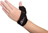 👍 brace direct's mini thumb spica: effective treatment for arthritis & dequervain tenosynovitis - stabilize cmc, mcp joints, carpal tunnel, sprains, & trigger pain relief логотип