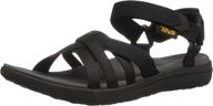 teva womens sanborn sandal black logo