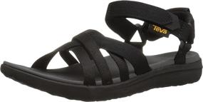 img 1 attached to Teva Womens Sanborn Sandal Black