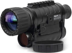 img 4 attached to 🔌 WiFi Enabled Infrared HD Night Vision Monocular - Bestguarder WG-50 Plus 6-30X50MM Smart Digital Hunting Gear: Capture 5MP Photos and 720p Videos from 1300ft Distance in Pitch-Black Darkness