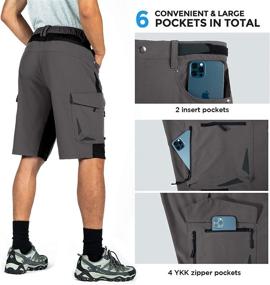 img 2 attached to Wespornow Mens Mountain Bike Shorts MTB Shorts Pockets Sports & Fitness and Cycling