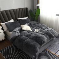 fluffy luxury closure bedding comforter logo