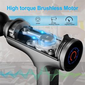 img 1 attached to 💪 Powerful MUJE M4 Massage Gun for Deep Tissue Percussion Muscle Relief - Super Quiet & Effective Electric Massager for Men and Women