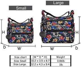 img 3 attached to Multicolor Women's Shoulder Handbag Messenger - Handbags, Wallets, and Shoulder Bags for Women
