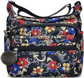img 4 attached to Multicolor Women's Shoulder Handbag Messenger - Handbags, Wallets, and Shoulder Bags for Women