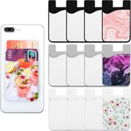 sublimation silicone business adhesive smartphones cell phones & accessories logo