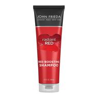 🔴 john frieda radiant red boosting shampoo - enhance red hair shades daily! logo