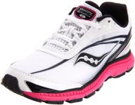 👟 saucony kinvara running shoes for athletic little girls - white logo