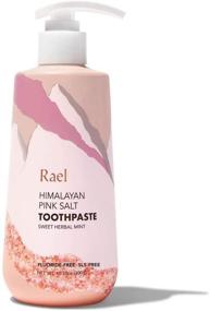 img 4 attached to 🌿 Rael Himalayan Pink Salt Toothpaste: Natural, Vegan, Paraben-Free Oral Care for Fresh Breath - 1 Pack with Easy Pump Dispenser