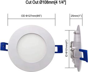 img 3 attached to JULLISON Dimmable Recessed Profile Junction