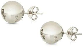 img 3 attached to 💎 Florence Jewelers 925 Sterling Silver Ball Stud Earrings, Sizes 3mm-10mm