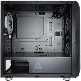 img 1 attached to Apevia PRODIGY BK Micro ATX Gaming Tempered