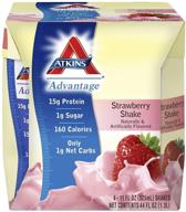 atkins strawberry shake (4-11 fluid ounces) logo