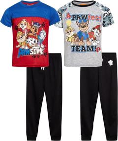 img 4 attached to 👦 Boys' Nickelodeon Paw Patrol Jogger Clothing Set for Boys' Clothing