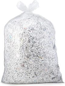 img 1 attached to 🗑️ Premium Clear Trash Bags 65 Gallon - 50 Count w/Ties | Large Plastic Recycling Garbage Bags