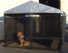 img 2 attached to 🐶 Keep your dog cool outdoors with our Weather Guard Extra Large Dog Kennel Shade Wind Screen!